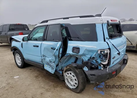 2025 Ford Bronco Sport Heritage из США, поврежденный, VIN 3FMCR9GN2SRE41765